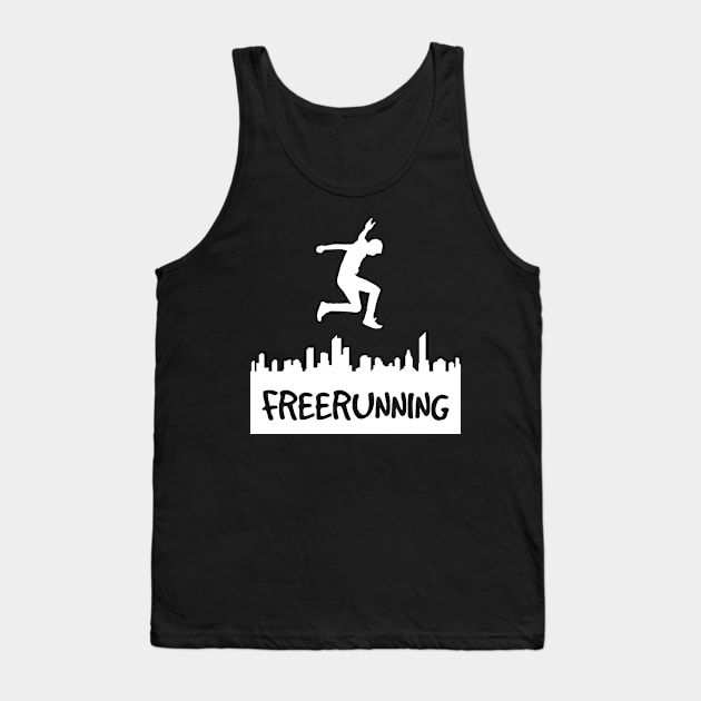 Professional Freerunning Men Tank Top by evergreen_brand